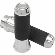 Drag Specialties 0630-1610 Custom-Tailored Grips - Chrome