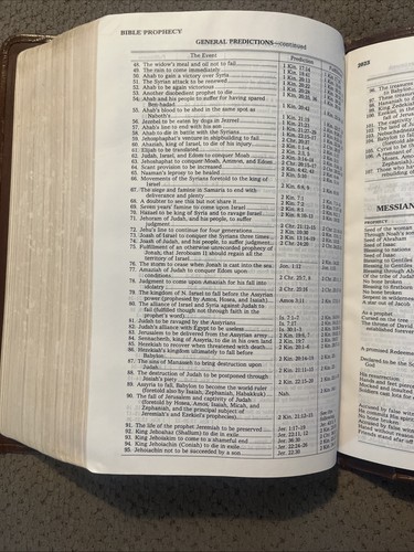 Master Study Bible 1983; KJV Holman; Brown Bonded LEATHER Concordance Kirkbride - Imagen 16 de 24