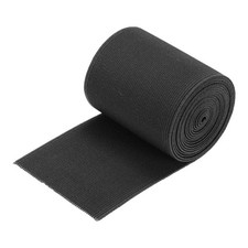 Twill Elastic Band 2.8" 2 Yard 1 Roll Flat Elastic Ribbon Cord Black
