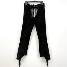 VTG Whitman Leather Chaps Womens S Western Cowgirl Fringe Equestrian Rodeo Horse