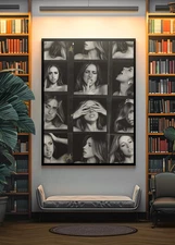 Aesthetic Tate Mcrae Portrait Wall Art, Minimalistic Stockholm Style Poster