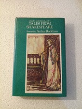 Tales from Shakespeare/Charles Mary Lamb/ Arthur Rackham/ hardback/ jacket/1975