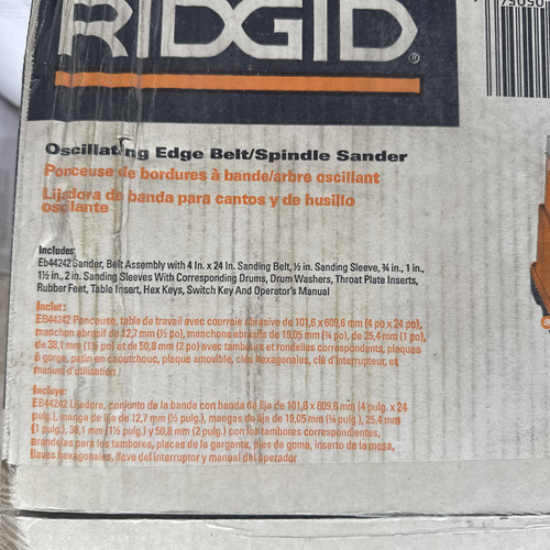RIDGID Spindelschleifer Schwingkante/Band - Bild 3 von 4