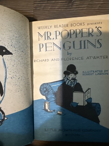 1938 Mr. Popper's Penguins, Atwater, Illustrated HB DJ - Bild 3 von 4