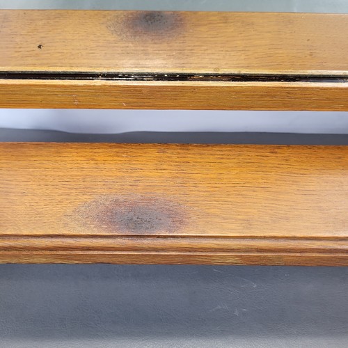 Mid Century Air Ministry Eiche freistehender Tischspiegel gestempelt A.M Krone 1952  - Bild 5 von 24