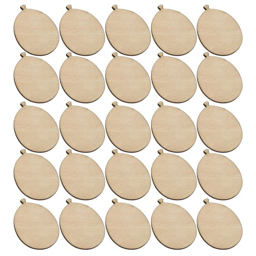  Mini globo recortes de madera 200 piezas - círculos redondos de madera sin terminar - discos en blanco - Imagen 6 de 12