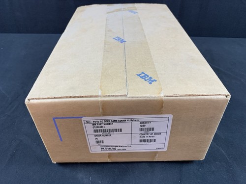 Sealed VNTG IBM 20L0241 Non-Parity SO DIMM 64MB SDRAM 4K Refresh | 20ct. In Box - Picture 7 of 12