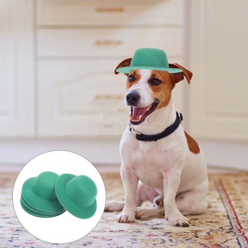 6 Pezzi Piccolo Cappello da Festa Mini Cappelli Imitazione Piccolo Cowboy per Artigianato - Foto 5 di 12