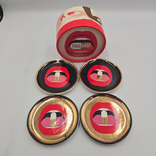 JONATHAN ADLER Volle Dosis Porzellan Untersetzer - 4er Set - Bild 1 von 7