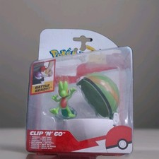 Jazwares Pokemon Clip n Carry Pokeball Treecko mit Nest Ball 2" Battle Figur NEU