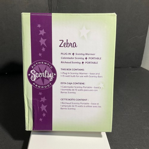 Scentsy Plug-In Wax Warmers - NEW - Choice of Zebra / Flower Press / Be Awesome - Picture 12 of 20