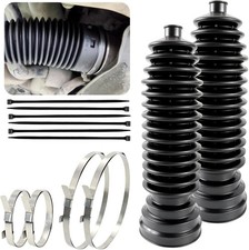 Upgrade 2PCS tie Rod Boot Rack and Pinion Boot kit, Thickened 2pcs Can be cut