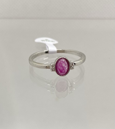 BP Bomb Party Size 8 Dainty Ring RBP3719 Made With Love Genuine Pink Rani Quartz - Picture 2 of 4