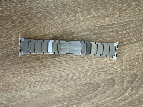 Bracelet métal Apple Watch Ultra 2 - Bracelet à maillons pour Apple Watch Ultra 2 (49 mm) - Photo 3 sur 3