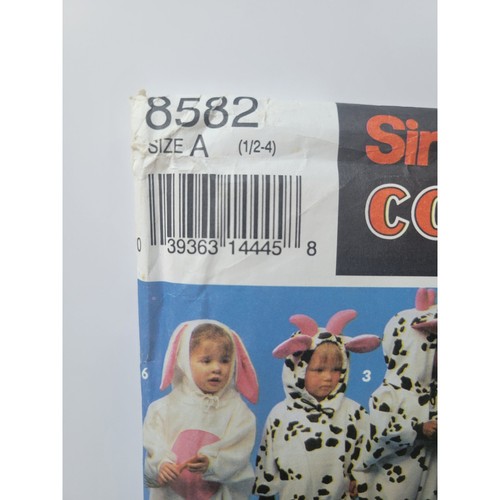 UNCUT Fast Sewing Pattern for Baby and Toddler Costumes, Simplicity 8582 - Picture 3 of 8