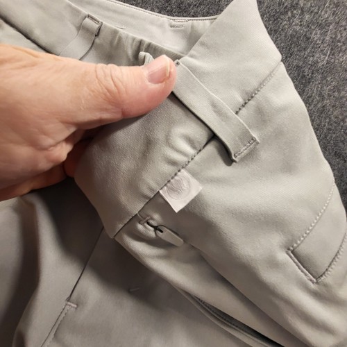 Lululemon Commission Pants Men's 28x29 Gray Slim Pockets Chino LM5AF1S  - Picture 12 of 13