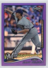 2014 Topps Chrome Retail Purple Refractor Jimmy Nelson #203 1d0