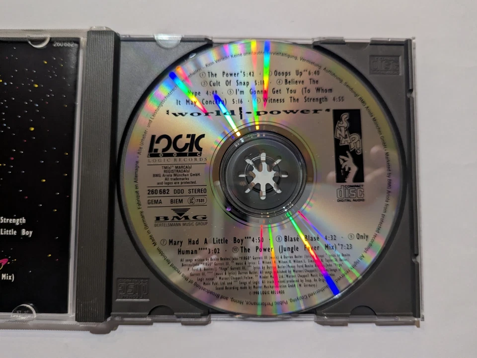 Snap CD World Power 1990 - Bild 3 von 4