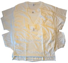 VTG 90s Jockey Classic Blank White Single Stitch T Shirt Made in USA XL Lot of 3