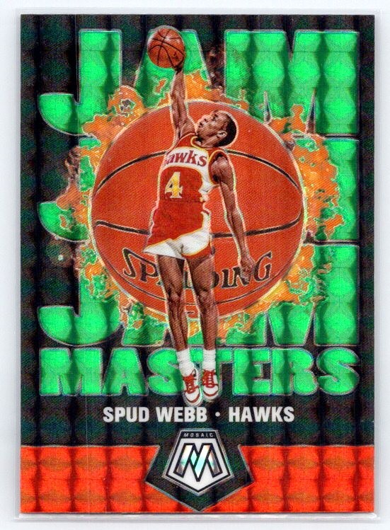 2019-20 Panini Mosaic Spud Webb Jam Masters Green #1