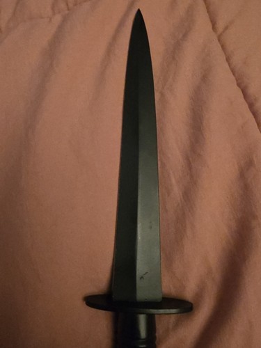 Sykes Fairbairn Stiletto Dagger Knife Spike Fixed Blade Dual Edge Repro - Picture 4 of 4