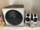 THX Logitech Z-2300 Computer Speakers & Subwoofer Audio Wired Remote TESTED