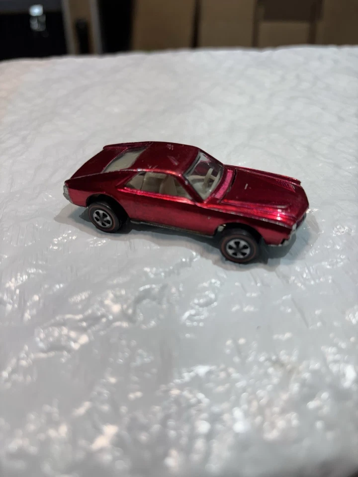 Hot Wheels Redline 68 Personalizado AMX UU Raro Rosa Rosa Blanco/Int Foto 4 de 4