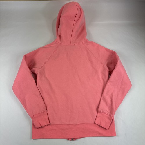 Gap Zip Up Hoodie Damen M rosa Sweatshirt Langarm Pullover bestickt LESEN - Bild 2 von 8
