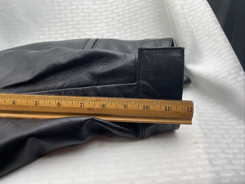 Rem Garson Women's Sz 8 Genuine Leather Pants Black Buttery Soft - Picture 18 of 18