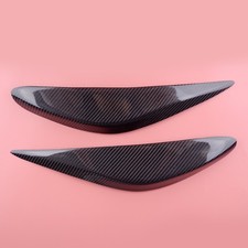 Carbon Fiber Headlight Eyebrow Cover Trim Decor Fit for Nissan Altima 2013-2015