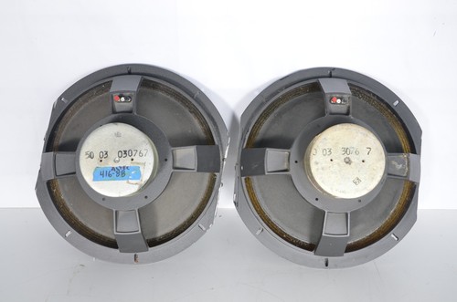 Vintage Altec Lansing 416-8B (8 Ohm) 15" LF Lautsprecher Tieftöner Paar abgeschnittene Halterung - Bild 12 von 19