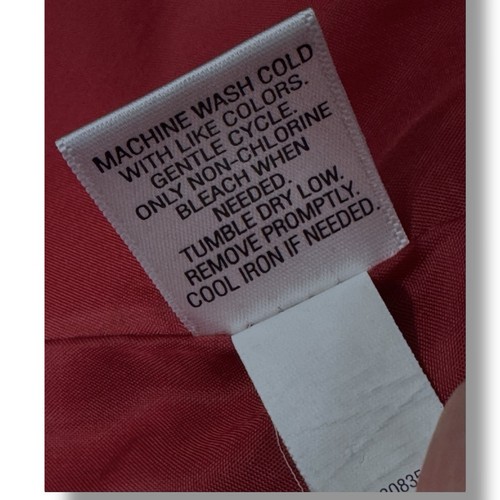 Croft & Barrow gesteppte rote Weste Lagenlook durchgehender Reißverschluss Herbst Übergröße Damengröße 1X - Bild 10 von 10