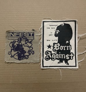13 Patch Punk Lot Vintage Infest Born Against Crow Gauze Tragedy Eyehategod