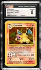 POKEMON CGC 8 Charizard 4/102 1999 Base Set - Unlimited Rare Holo *4128