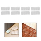 Klare rutschfeste Unterlegscheiben 8er Set perfekt zum Stabilisieren von Tischen