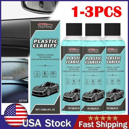 1-3PCS Plastic Clarify For Cars, Plastic Clarify, Waterless Spray Wax 2025 - NEW
