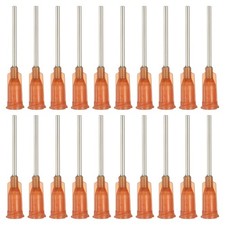 15G Dispensing Needles, 102PCS 1 in Blunt Tip Dispensing Needle,Dark Brown