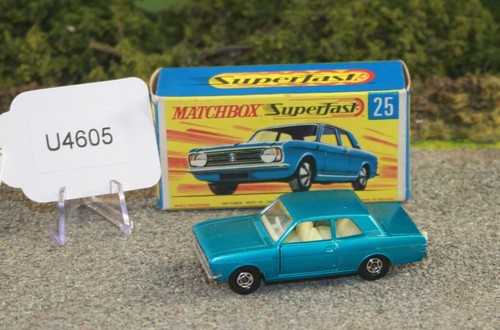 Matchbox Lesney Superfast 25A Ford Cortina Car Very Good FNQHotwheels U4605 - Picture 2 of 15