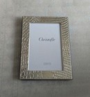 Christofle Croco d'Argent Sterling Silver Photo Frame (No Box)