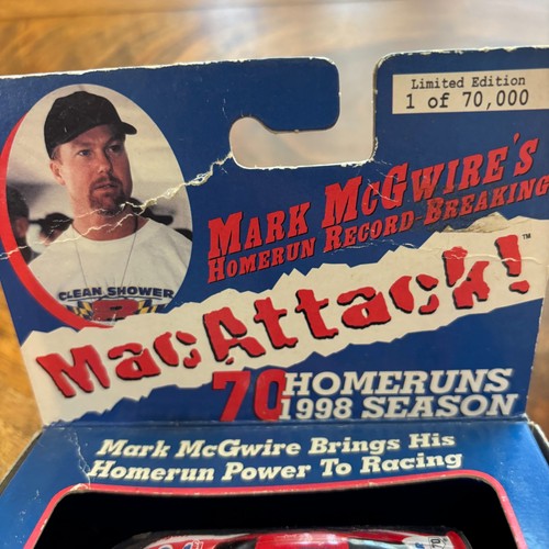 Coche diecast Milestone Nascar 1:64 Mark Mcgwire 8 Mac Attack Bobby Hillin Jr - Imagen 3 de 7