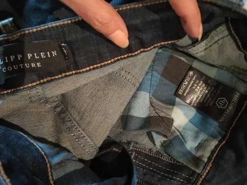 Jeans Blu  Philipp Plein Donna Taglia W29 - Picture 16 of 18