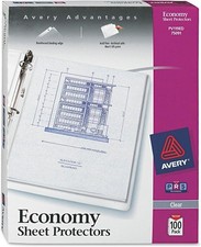 Economy Weight Sheet Protectors Top-Load Economy Clear 8.5x11in 100/BX - 1EA