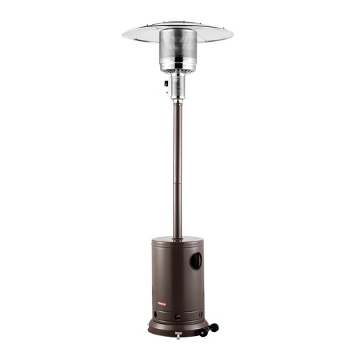 Propane Patio Heater 50000BTU Tall Hammered w/Round Table Outdoor Bronze - Picture 12 of 12
