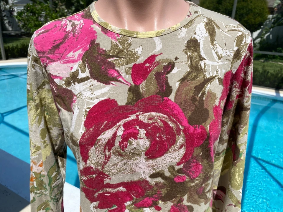 Маслянистый длинным рукавом женская футболка L большой Junior - Изображение 2 из 4