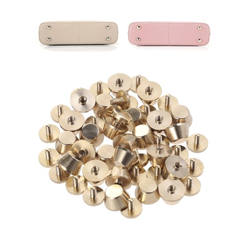 10 Piezas Clavos Cubiertos Inferior Cabeza de Torre Perno Cobre Tachuelas Accesorios - Imagen 11 de 12