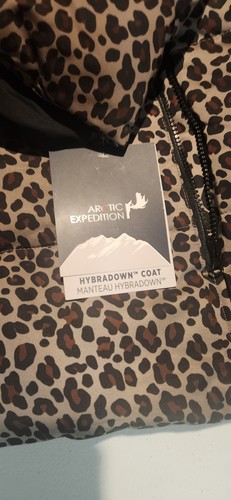 Artic Expedition Leopardenmuster Daunen Kapuze Jacked 5XL 70% Daunen 30% Wasservögel - Bild 2 von 10
