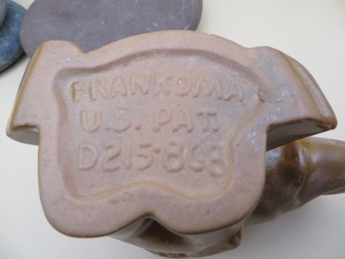 Vintage Frankoma Political Republican Mug Planter 1979 Stone Brown Elephant GOP - Picture 8 of 11