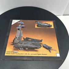 Vintage 1989 Kenner Mega Force Triax Goliath Mobile Battle Headq  Insert only