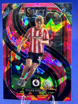 2024-25 Select Premiere League Soccer Tyler Dibling Pink Ice Mezzanine #147 RC