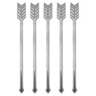  5 Pcs Kaffeerührer Edelstahl Küchenhelfer Edelstahlfrüchte Picks Essensauswahl